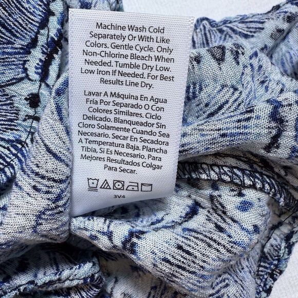 Terra & Sky Blue Depths Women's Plus‎ Conv  Off the Shoulder Blouse Size 4X NWT - Picture 10 of 10